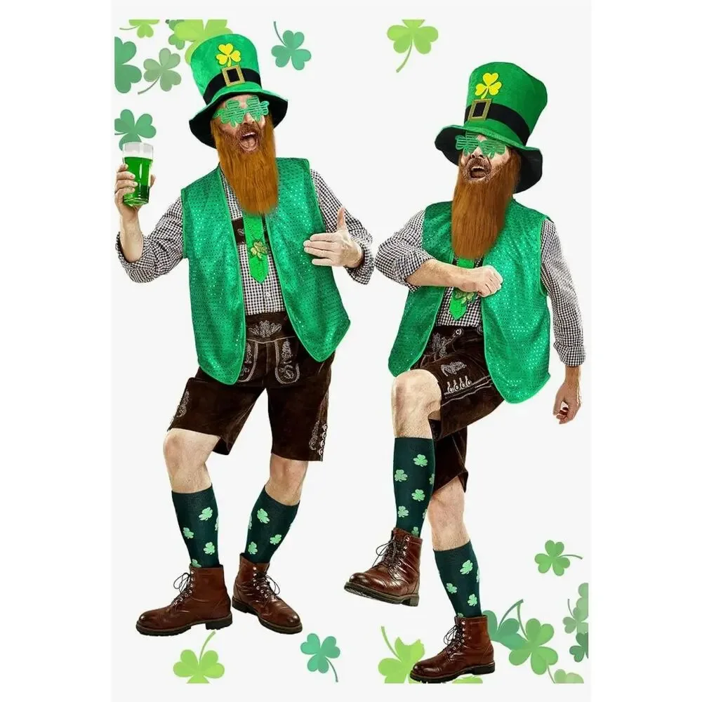 8 Pcs St‎ Patrick's Day Costume